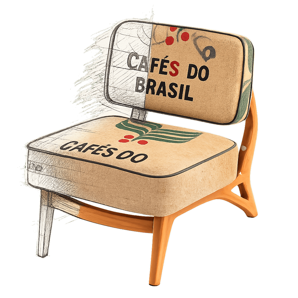 Poltrona Cafés do Brasil